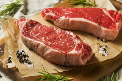 Picture of Beef NY Strip Steaks