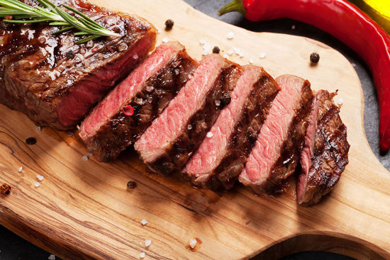 Picture of Black Angus Beef New York Strip Steaks